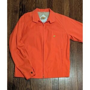 Vintage Jack Nicklaus Golf Jacket Harrington Mens Sz 40 Orange 70s Full Zip